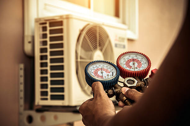 Professional Hvac Installation technician working in Clarks Summit, PA